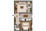 Etagenwohnung Wolfsburg Detmerode - 2 Zimmer, 58 m&sup2;, 99.000&euro; | Angebot:26942179