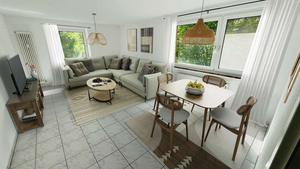 Etagenwohnung Dortmund Innenstadt Ost - 2.5 Zimmer, 64 m&sup2;, 525&euro; | Angebot:25591886