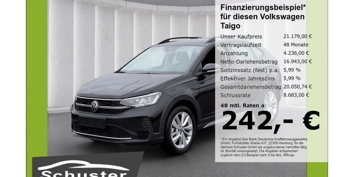 VW Taigo 6.382 km 20.980 &euro; Ruhstorf 94099