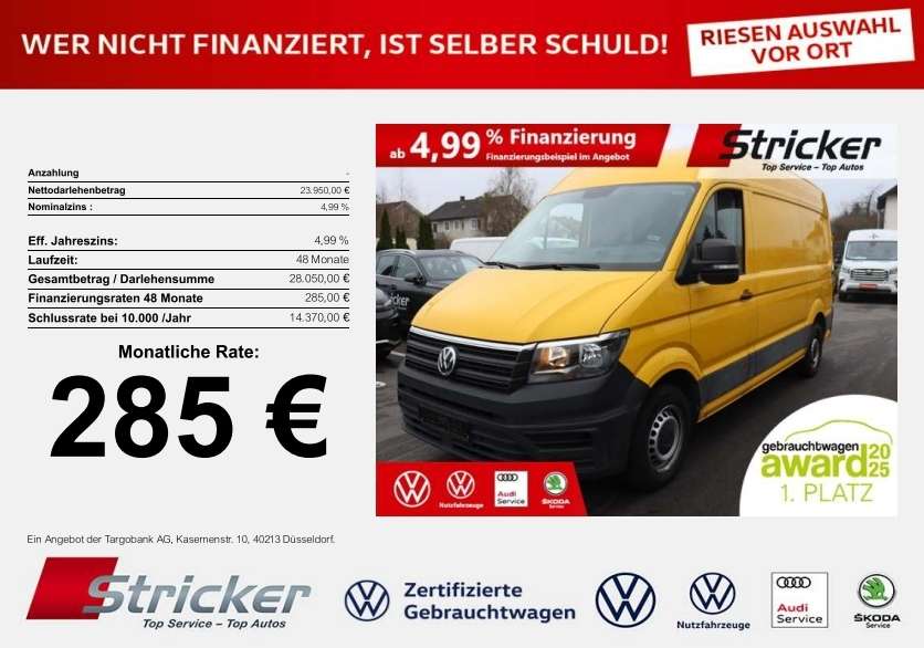VW Crafter 69.416 km 23.949 &euro; Detmold 32760