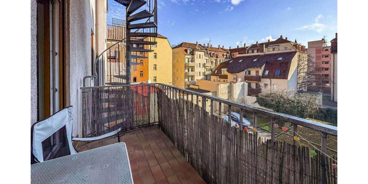 Etagenwohnung Nürnberg Sankt Leonhard - 1 Zimmer, 38 m&sup2;, 148.000&euro; | Angebot:26386258
