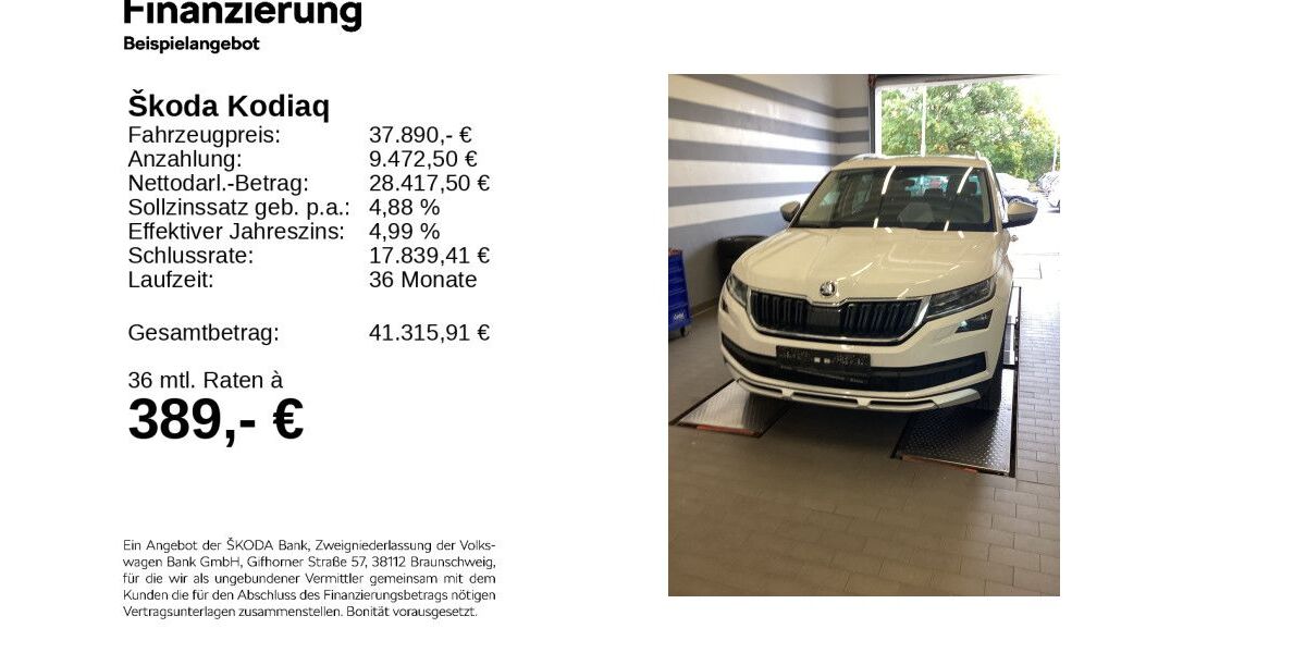 Skoda Kodiaq 61.598 km 36.990 &euro; Hildesheim 31137