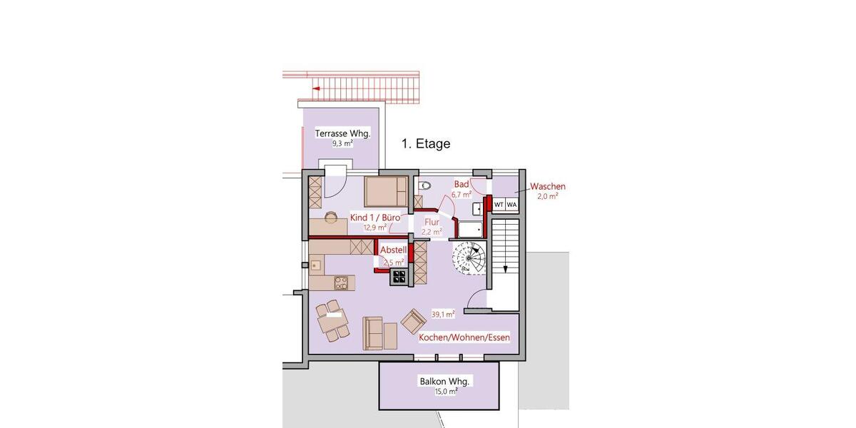 Einfamilienhaus Külsheim - 4 Zimmer, 136 m&sup2;, 1.140&euro; | Angebot:26094689
