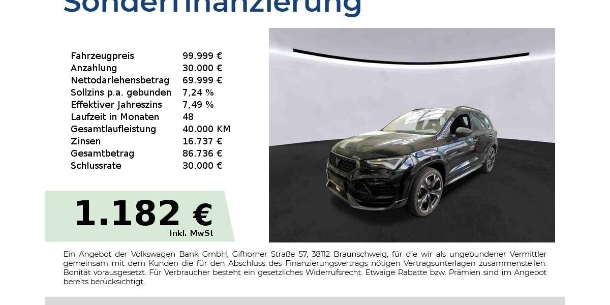 Cupra Ateca 32.450 km 29.750 &euro; Nürnberg 90441