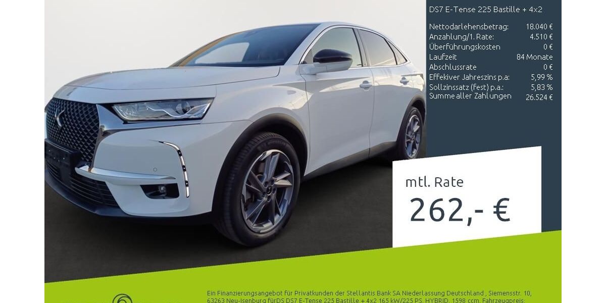 DS Automobiles DS7 (Crossback) 29.806 km 21.260 &euro; Borken 46325