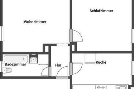 Wohnung zum Mieten in Dortmund 481 € 52.7 m²