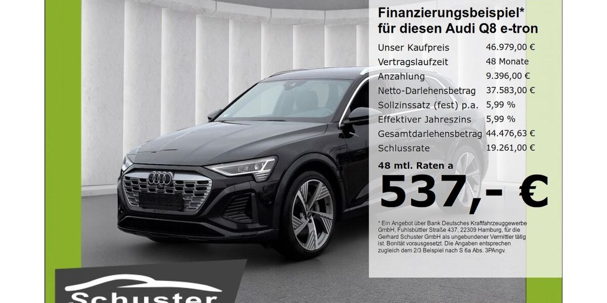 Audi Q8 e-tron 13.037 km 46.979 &euro; Ruhstorf 94099