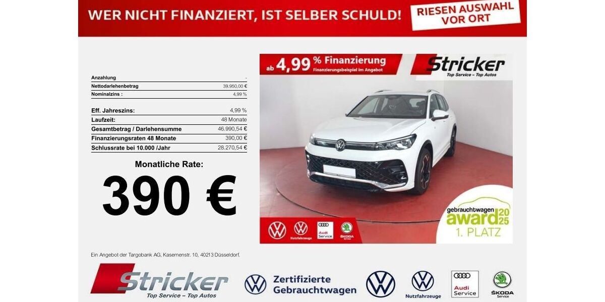 VW Tiguan 6.633 km 39.949 &euro; Horn-Bad Meinberg 32805