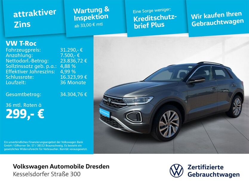 VW T-Roc 18.046 km 29.890 € Dresden 01169