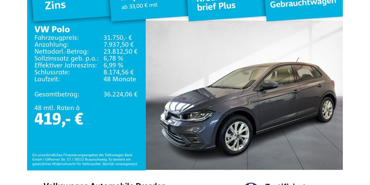 VW Polo 2.500 km 31.750 &euro; Dresden 01169