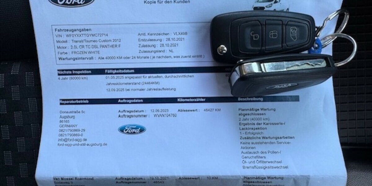 Ford Transit Custom 2.0 TDCI Kasten 300 L2 Trend 113.850 km 7.990 &euro; Neckarsulm 74172