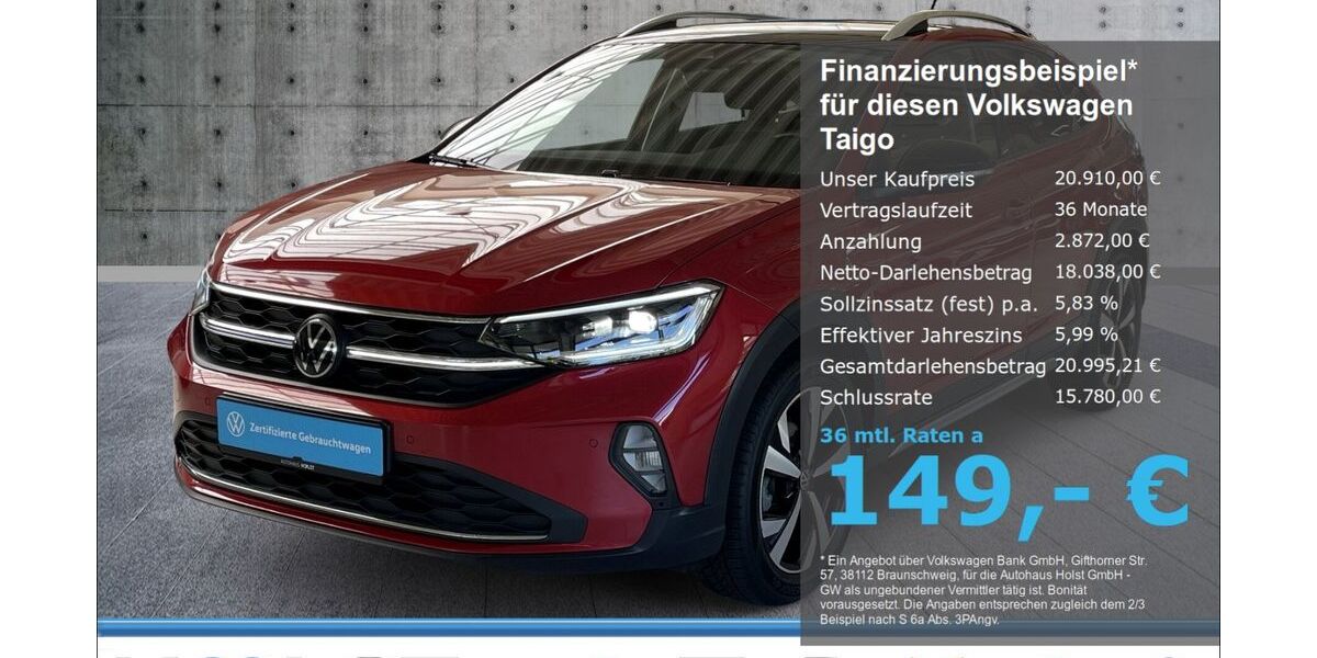 VW Taigo 24.965 km 20.420 &euro; Scheeßel 27383