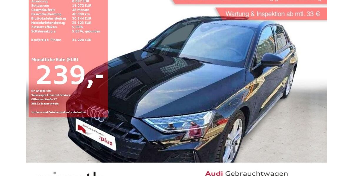 Audi A3 19.891 km 33.740 &euro; Moers-Hülsdonk 47441