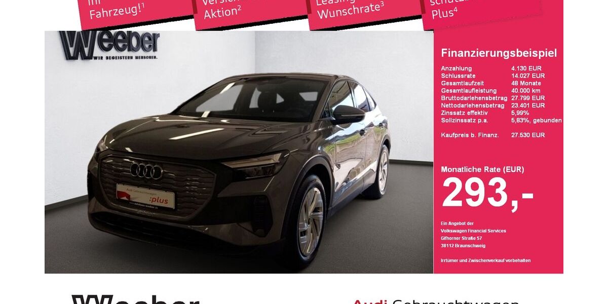Audi Q4 e-tron 26.002 km 27.030 &euro; Herrenberg 71083
