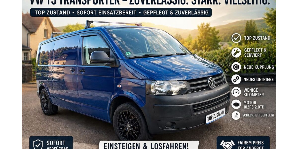 VW T5 Transporter 93.000 km 12.499 &euro; Ludwigsstadt 96337