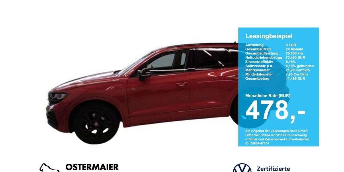 VW Touareg 21.780 km 71.455 &euro; Vilsbiburg 84137