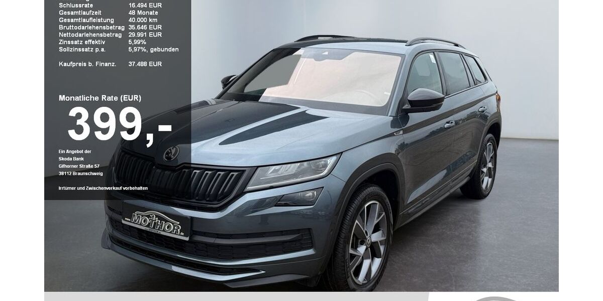 Skoda Kodiaq 34.692 km 37.184 &euro; Brandenburg 14770