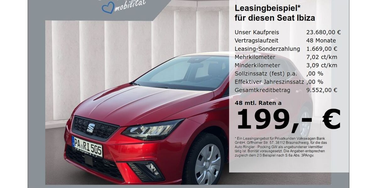 Seat Ibiza 5.615 km 22.990 &euro; Pocking 94060