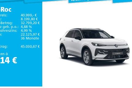 VW T-Roc 5.900 km 36.980 &euro; Neu-Isenburg 63263
