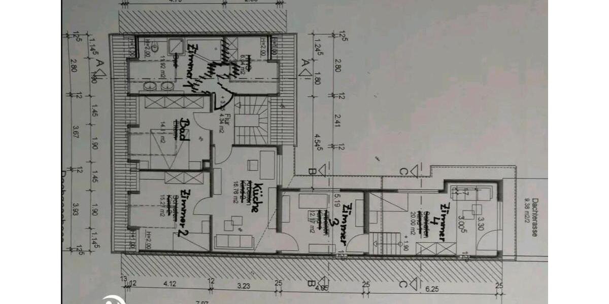 Maisonettenwohnung Hockenheim - 5 Zimmer, 125 m&sup2;, 1.250&euro; | Angebot:26553619