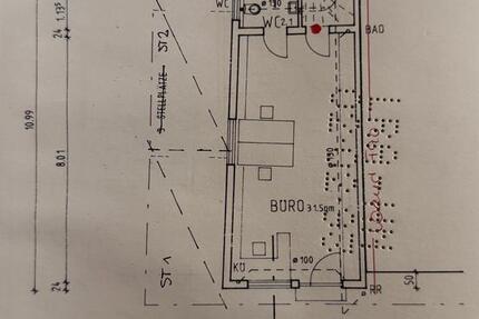 Häuschen mit Büro zimmer
