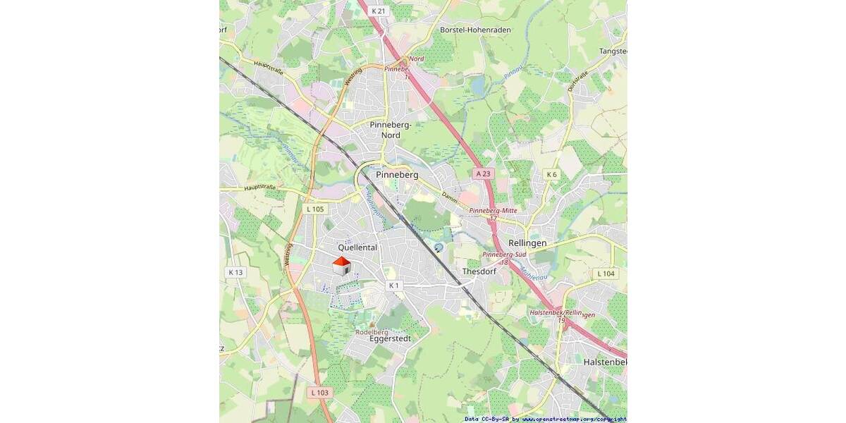 Etagenwohnung Pinneberg - 3 Zimmer, 70 m&sup2;, 219.000&euro; | Angebot:26026741