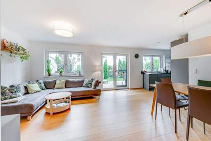 AIGNER - Moderne Gartenwohnung auf zwei Etagen mit Südterrasse und eigenem Garten 3 zimmer