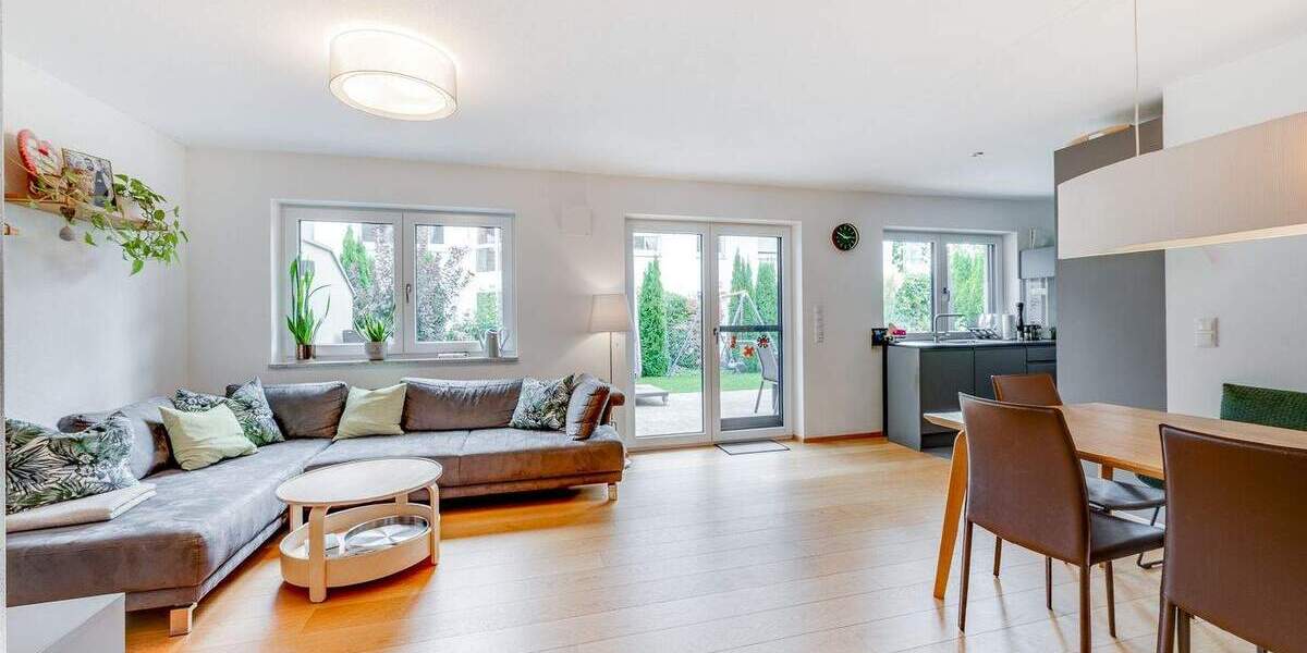 AIGNER - Moderne Gartenwohnung auf zwei Etagen mit Südterrasse und eigenem Garten 3 zimmer