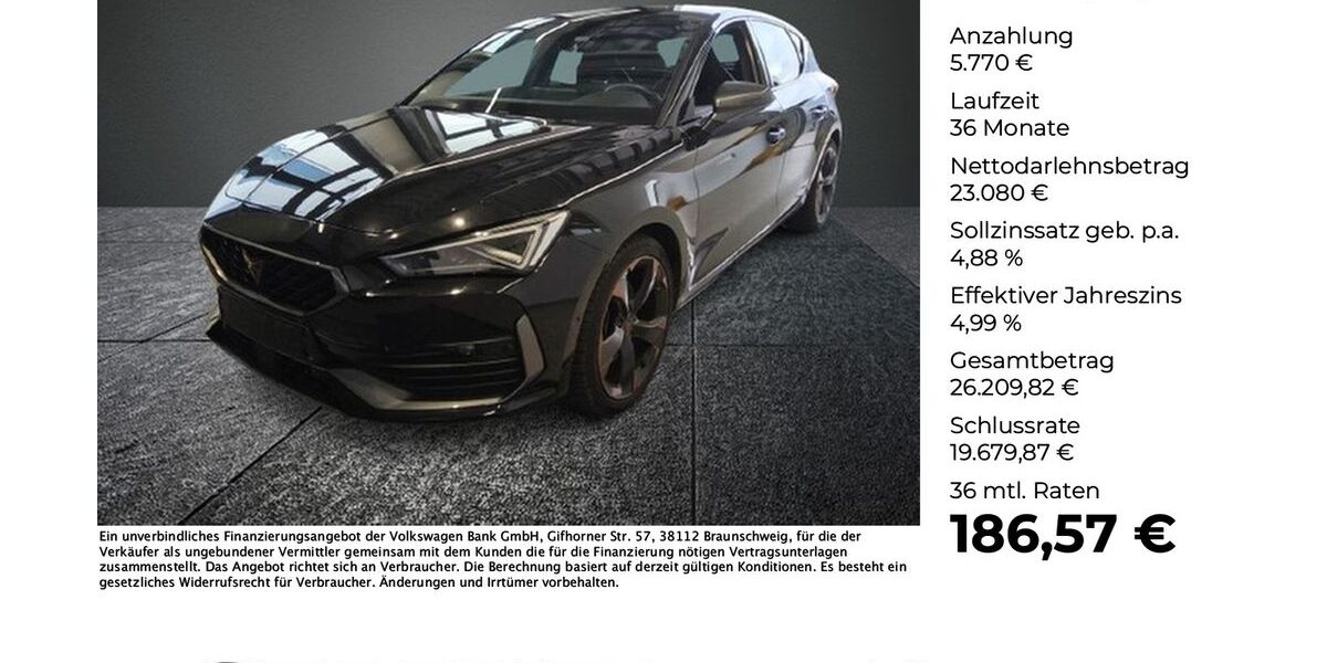 Cupra Leon 21.900 km 27.920 &euro; Vechta 49377