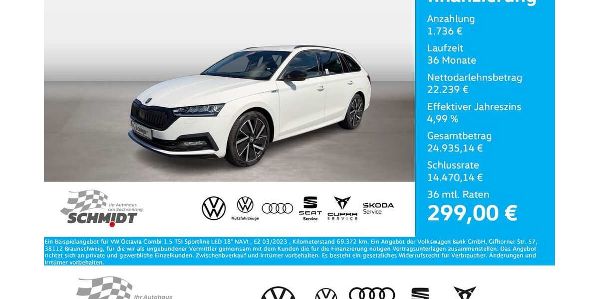 Skoda Octavia 69.372 km 23.975 &euro; Bernsdorf 09337