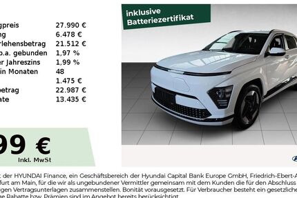 Hyundai KONA 9.421 km 27.990 &euro; Fürth 90763