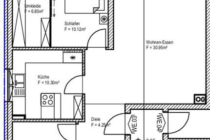 Wohnung Offenbach am Main Bieber - 3 Zimmer, 90 m&sup2;, 1.250&euro; | Angebot:25515606