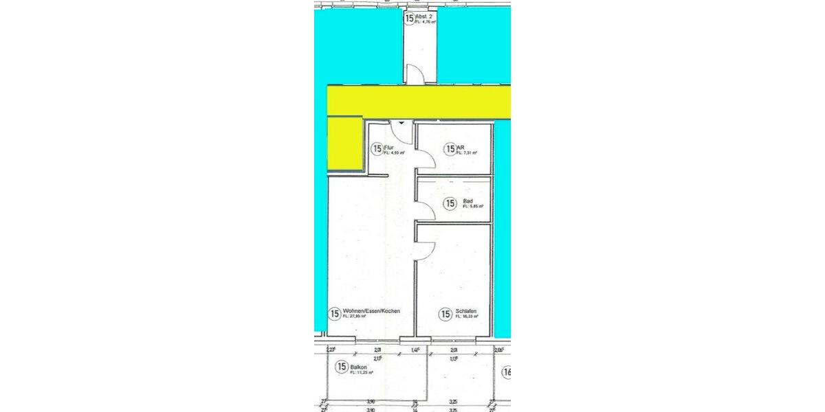 Etagenwohnung Pocking - 3 Zimmer, 73 m&sup2;, 714&euro; | Angebot:26133106