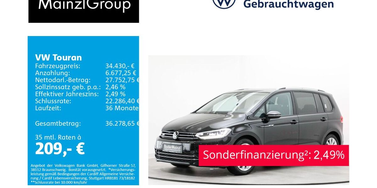 VW Touran 25.660 km 32.920 &euro; Feldkirchen/Westerham 83620