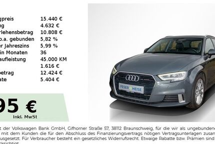 Audi A3 95.183 km 15.440 &euro; Köthen 06366