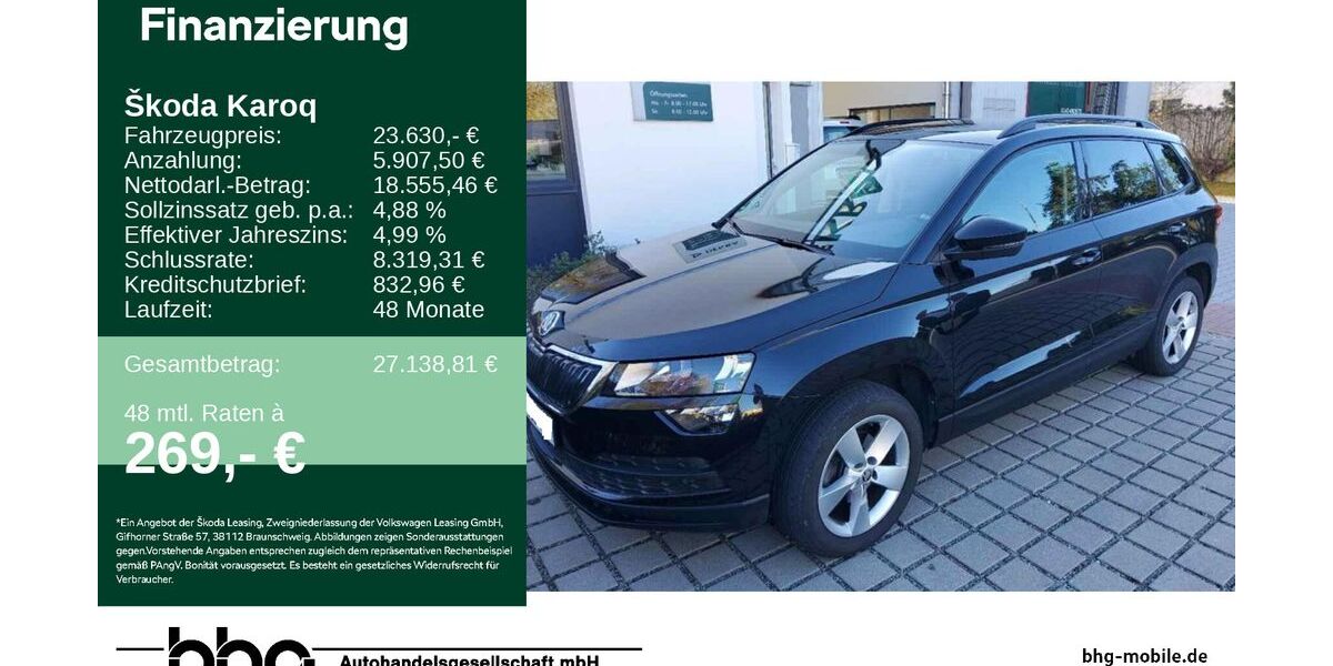 Skoda Karoq 70.200 km 23.630 &euro; Freudenstadt 72250