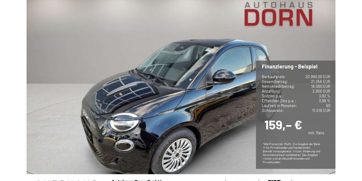 Fiat 500e 1.300 km 20.990 &euro; Landshut 84030