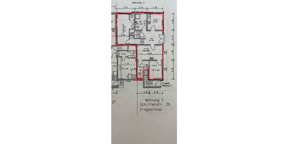 Erdgeschoßwohnung Beverungen - 4 Zimmer, 110 m&sup2;, 510&euro; | Angebot:26301696