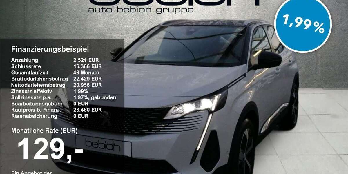 Peugeot 3008 39.600 km 23.480 &euro; Reutlingen 72766