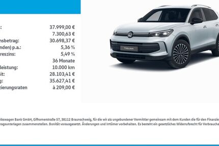 VW Tiguan 13.700 km 37.999 &euro; Mühlhausen/Thüringen 99974