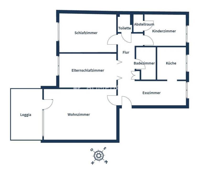 Ideal geschnittene 4-Zimmer Wohnung mit Loggia und TG - Stellplatz in der beliebten Aplerbecker Mark
