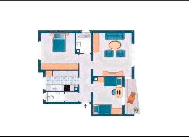 Etagenwohnung Göppingen - 3 Zimmer, 70 m&sup2;, 1.000&euro; | Angebot:26110962