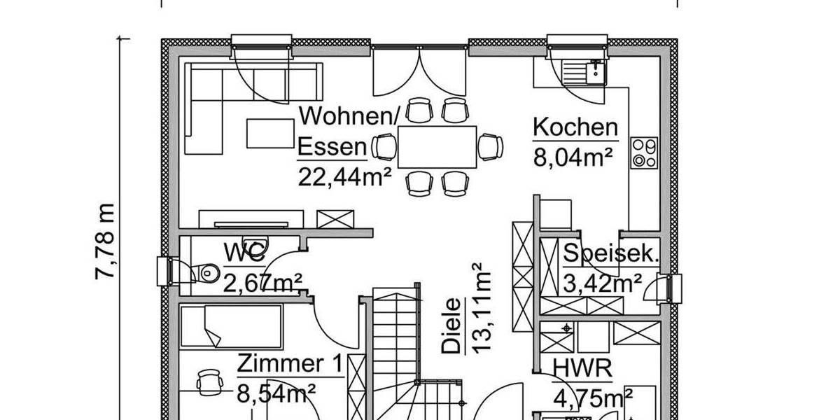 Einfamilienhaus Bad Schmiedeberg - 5 Zimmer, 119 m&sup2;, 271.700&euro; | Angebot:25738854