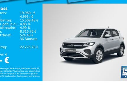 VW T-Cross 2.567 km 19.980 &euro; München 80935