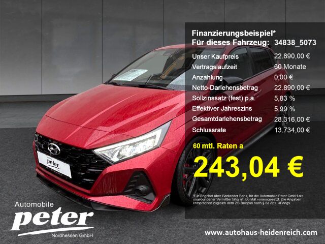Hyundai i20 57.500 km 22.890 &euro; Witzenhausen 37213