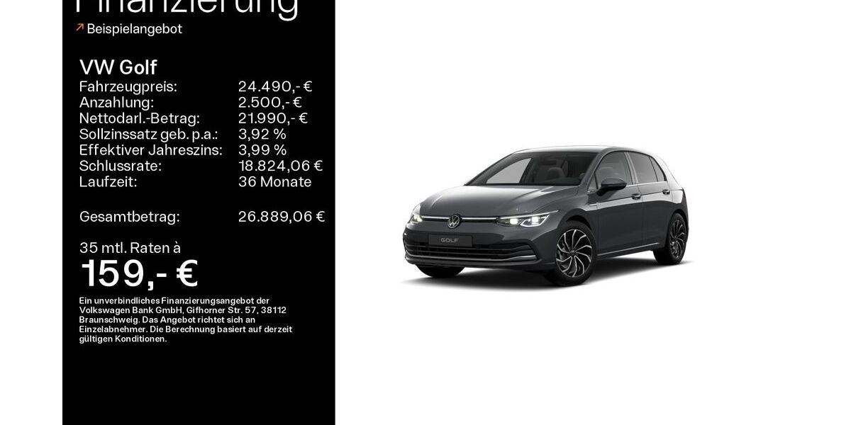 VW Golf 19.300 km 24.490 &euro; Bad Kissingen 97688