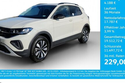 VW T-Cross 6.112 km 21.450 € Bernsdorf 09337
