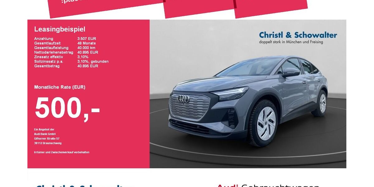 Audi Q4 e-tron 5.000 km 43.803 &euro; Freising 85356