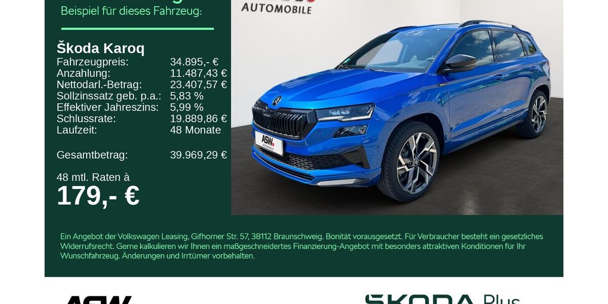 Skoda Karoq 16.500 km 34.895 &euro; Bad Rappenau 74906