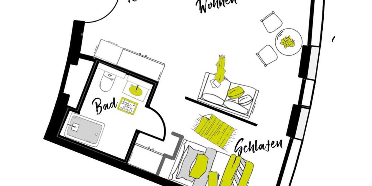 Einfamilienhaus Ingolstadt Nordost - 1 Zimmer, 29 m&sup2;, 648&euro; | Angebot:25959690